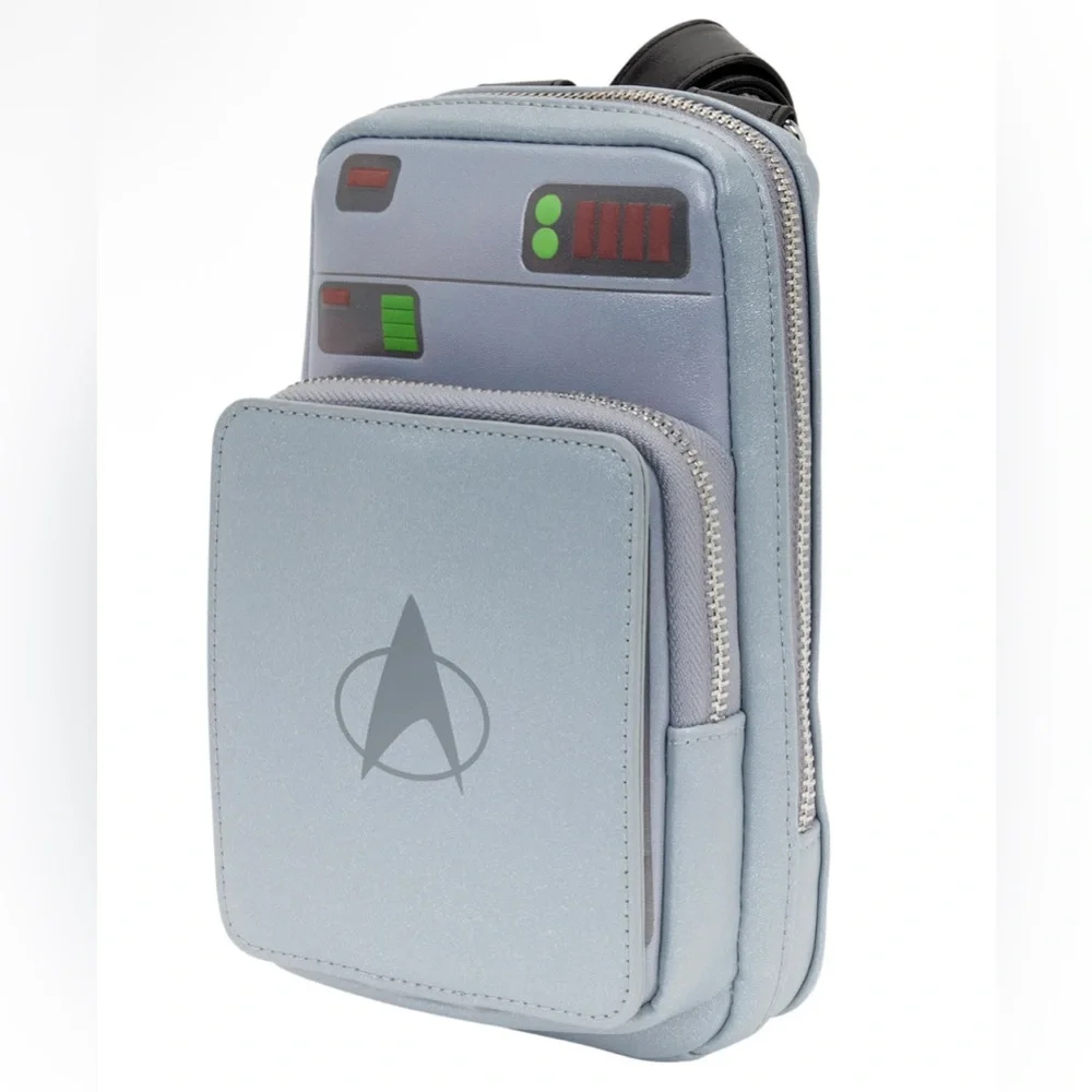 Loungefly Glow In The Dark Star Trek Crossbody Bag NWT